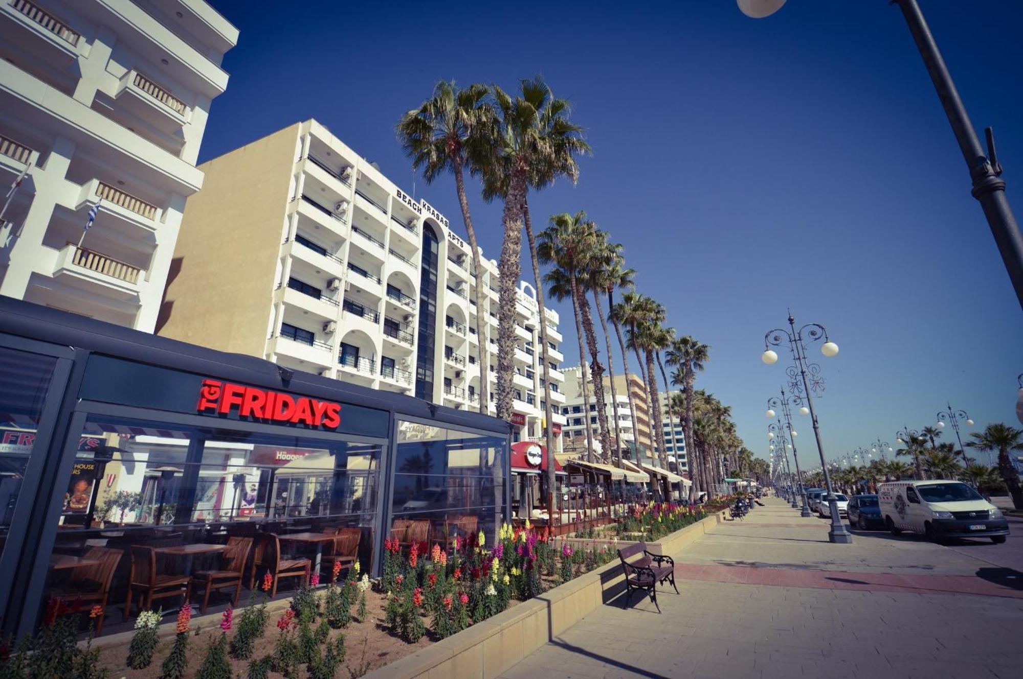 Krasas Beach Apartment Rentals Larnaca Eksteriør billede